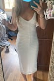 This dress is so comfortable, flattering and the sequin shimmer is the perfect touch. You won't regret this purchase! - Samantha C.