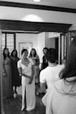I wore this for my intimate wedding at my church and it was PERFECT! I felt modern, sophisticated, and gorgeous!! Had to get it hemmed because it was a little long, but worth it! People gave me so many compliments for the dress and the thought it was a dress from a wedding boutique for hundreds of dollars - Jeanette Y.