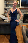 Snug at hips but I believe that is how it is supposed to fit. Great thick fabric. - Danielle S.
