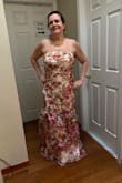 It is a gorgeous dress I really want to wear it for my son's wedding BUT I have to order a bigger size ( I need it now XL)  BUT now they have to restock it!  All other L sizes fit fine but not this one. Either I stop eating for 30 days so it closes or pray hard that they add more before the event! 
Come on Lulus please restock it soon!!! - Andrea A.