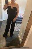 This is the most flattering jumpsuit I have ever purchased! I am absolutely obsessed. I want it in every color. My legs were super long so I had it tailored shorter. - Kailee M.