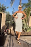 This dress is amazing, soft, comfortable, and flattering. I highly recommend it.. - Tina L.