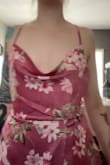 It's very long, the waist fits totally different, and the color is nothing like the model. Not worth or flattering enough to bother having it hemmed. Way too expensive for this. - Chrissy S.