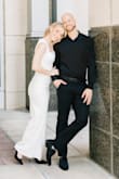 Absolute perfect jumpsuit for a courthouse elopement or any special occasion! The quality was amazing and the fabric was very comfortable. It was not see through, which is a major plus! I did have to hem the pants a few Inches because I have short legs, but the rest for like a glove! I have a long torso and jumpsuits always ride up the front and back & this one didn't!!! The perfect amount of stretch and hold! - McKenzie C.
