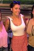 I'm in love with this body suit. I immediately ordered in the colors as soon as I tried it on. It's buttery soft, thick material, not see through at all and fits like a glove! - Erica H.