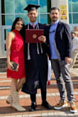 Used for my sons graduation and I loved it.  I went with the small.  It was perfect on the bottom, but I had to fix the upper part as it was a little loose/big. - Deborah R.