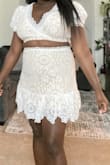 It's a little small but still fit will my bachelorette party outfit. - MICHERLANDE B.