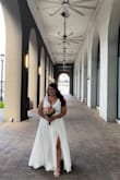 The dress fit great, I am busty so got a 1x but if it wasn't for that I could have gone down a size. It's flowy and was perfect for my wedding. We Eloped and I felt like a princess - Suzette R.