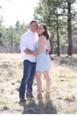 I wore this dress for photos with my boyfriend and I loved the way they turned out because of how cute the dress is! It's cute and dainty. It fit me a little tight and was slightly shorter than I'm used to but I'm happy with it. - Jessica D.