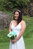This dress looked amazing! I received so many compliments on it! It was perfect for our country club wedding! - Christine H.