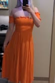 Love this dress! Super flattering! The only thing to keep in mind, the material is a bit thinner than I thought, but not see-through! - Katelin M.
