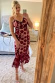 Perfect dress choice for a spring wedding! Very comfortable and flattering. I have a large chest and this cut fit perfectly. It was also very good quality. I will definitely wear this dress again. - Kelsey S.