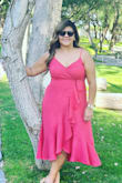 This dress was a dream.  It was flowy and light I had to pin the top but will see if someone can insert a clip.  Otherwise it was absolutely beautiful. - Jimena R.