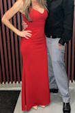 Perfect fit and length! Very comfortable and form-fitting. Beautiful dress - Alexandra D.