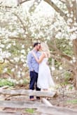 I chose this dress for engagement pictures and it was perfect! Great length, cute bows on the shoulders, casual but still beautiful. I am so happy I found this dress! Thanks Lulus! - Kelly M.