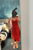 This dress fits like a glove. It was light, comfortable and I have never received so many compliments! I plan to get it in other colors, too. - Cristina C.