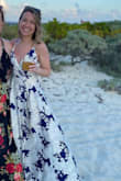 I ordered this to wear to a beach wedding and I was so happy with it! It fit really well and was a perfect length for me with heels. I wasn't sure I wanted satin, but I ended up really liking the material. I got lots of compliments and will wear it many more times. - Rachel C.