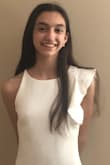 It fits to the T, soft fabric makes it super comfortable. It is gorgeous! Elegant and Perfect for graduation - Merce G.