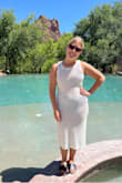 This was perfect for my trip to Arizona! The cover up is so chic and makes you feel really good wearing it! Super breathable, comfortable and great quality too! - Kara N.