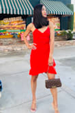 This dress is simple yet elegant. It's understated yet sexy. The color is vibrant. I love it! - Gaiz L.