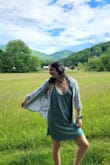 I just adore this dress! It's so perfect to pair with lacey bralettes - something I've been looking for. It's trendy and fun - works for spring or summer; and for varying occasions. And the fact that it's made in the USA makes me confident to be wearing a fair trade dress. 100% recommend! - Haley A.