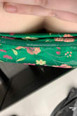 I ordered two sizes a L and a XL. The XL was huge on my chest! I have DD boobs and typically don't have problems with busts being too big. The large was a better fit however this dress has a piece of elastic meant to hold the top of the dress down. I found the elastic flipped out and showed with any movement at all being a bigger pain than if it wasn't there. The fabric was beautiful but this is a dress than would need to be altered - Kelsy M.