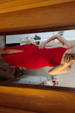 Just what I needed in a dress. I needed stretchy material for dancing. I would love it more if the red was brighter but it works. - Chrissy H.