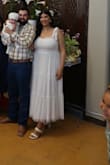 Very nice material and very comfortable. Had to wear extra layer since it was see through. Other than that it was perfect! - Maria F.