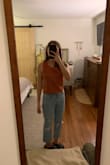 Great top, fits well. Love the earthy color. - Emily K.