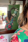 This romper was a hit for a girls party! The back is super cute! I loved the quality of the material and how it wasn't too short. - Jessica P.