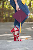 Looks are definitely a 10/10 for these& but comfort is another thing. I bought these for graduation and wanted to wear them across the stage but i would have risked looking like a newborn deer. this is from someone who danced in heels for years in theatre and was on pointe. Size up x2, and don't plan on walking a mile in these - Christina H.