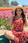 I got this dress for a tulip festival and I was obsessed! So comfortable and so cute! I got an M and it was perfect! - Elizabeth F.