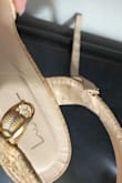 I bought 2 pairs of these shoes and they both broke the first time I wore them. I was very disappointed for the price. Not to mention I was on a trip with no backup shoes. - Marty D.