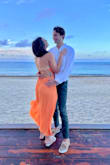 Wore this on my honeymoon and absolutely loved it! The color is so beautiful! - Marissa C.