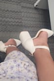 I am 6.5, but ordered 6 and it fits perfectly! Super comfy and cute - Rebeca C.