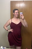 Dress was tight and a bit short for my Kardashian booty. I have a long torso so sometimes too short for me. - Cassidy A.