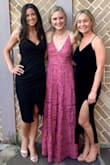 I absolutely loved this dress I attended a black tie wedding in which this dress looked great! It fit perfectly everywhere but was a bit tight around the chest as my husband had to help me zip it. Once zipped it was comfortable and stayed in place. If I had to do it again I'd probably try a size larger. - Taylor H.
