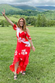 It was the perfect dress to wear for wineries for my bachelorette party. - Heather R.