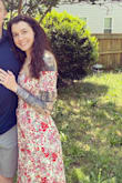 Such a beautiful dress!! I wore this out to a nice brunch!! It fit perfectly and was very comfortable. I ordered a XS and it was perfect. - Amanda P.
