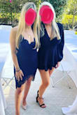 This dress was such a perfect fit! If you are going for that subtle and sexy vibe, this is for you. Also, so comfortable no bra necessary. I just used double-sided sticky fabric tape to make sure there were no accidental slip-ups ;) - Anna K.