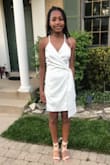Love this dress. The adjustable straps and wrap ties made it a perfect fit for my daughter. She looked amazing and felt comfortable dancing! - Margaret S.