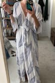 This is such a perfect dress - for casual or more formal occasions. There's a slip around the hips so it isn't see-through on the bottom - but is slightly see-through up top if you're not wearing nude underneath. I will be living in this dress all summer long, it easily hides bloating without being frumpy too. - Victoria A.