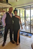This dress fits well everywhere except of course I am only five one. I had to get him a couple of inches and the shoulder I got taken in a couple inches for Lyft and more snug feel on the top. It wasn't tight. It was form fitting without the feeling of being suffocated..... I love it! I found my new go-to store for all of my dressy dresses... - Lisa R.