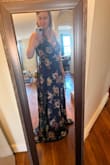 I love love love the way this looks on me. I'm 5'2 so I needed to get it shortened 5 inches so I don't trip on it. But it's very flattering and I can wear it bra free. I can't wait to wear it for wedding season! - Lily S.