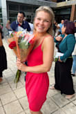 Purchased this dress for my RDH class of '22 pinning ceremony and it fit flawlessly. It defined my waist, was tastefully just above my knees and gave me a great figure. I have this dress in dark green so I knew it would be a winner. - Jess P.