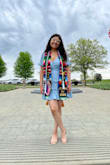 I got this dress for my college graduation and it was perfect! The color really popped and it was also very comfortable to wear all day. It was so flowy and fit amazing. I felt beautiful in this - Elsa R.