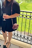 I bought this dress for a wedding and absolutely love it. The length is perfect and the fit is very flattering. The material has a little stretch so it was comfortable to wear too. Definitely recommend! I'm usually a 14/16 and ordered the 2X. - Mia H.