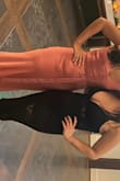 I got a Medium and it fit perfectly. Hugs my curves in all the right places. I just had to put double-sided tape on my cleavage to make sure there were no slips. - Giuliana R.