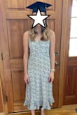 Wore this dress for my graduation from college and it looked great. It was slightly longer than I had anticipated but still worked out great. The dress has no stretch so I did find it to be a little tight in the chest area but as someone with a small chest, I really had no problems with it. - Emily S.