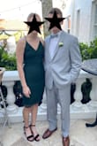 I wore this dress to a Florida wedding and it worked out great! The material is really stretchy and comfortable - perfect for dancing! I loved the color and lace detailing (I have really sensitive skin and the lace wasn't itchy or uncomfortable at all). I also really liked that the straps were adjustable so as someone with a smaller chest I could make the top of the dress tight so I felt comfortable dancing in it. - Emily S.